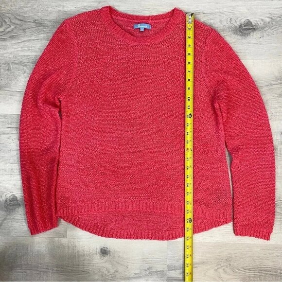 Penmans Long Sleeve Waffle Knit Sweater Pink Size L - Picture 8 of 15